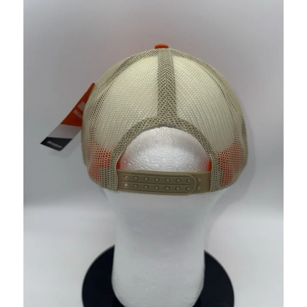 ECHO Men's Hat Cap Outdoor Power Equipment Snapback Adjustable Orange NEW NWT